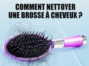 8 astuces pour nettoyer une brosse à cheveux en poils synthétiques ou