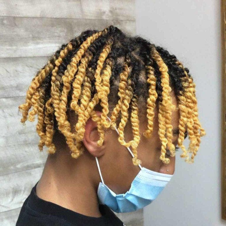 Vanilles sur les cheveux des hommes 20 idées stylées pour se coiffer