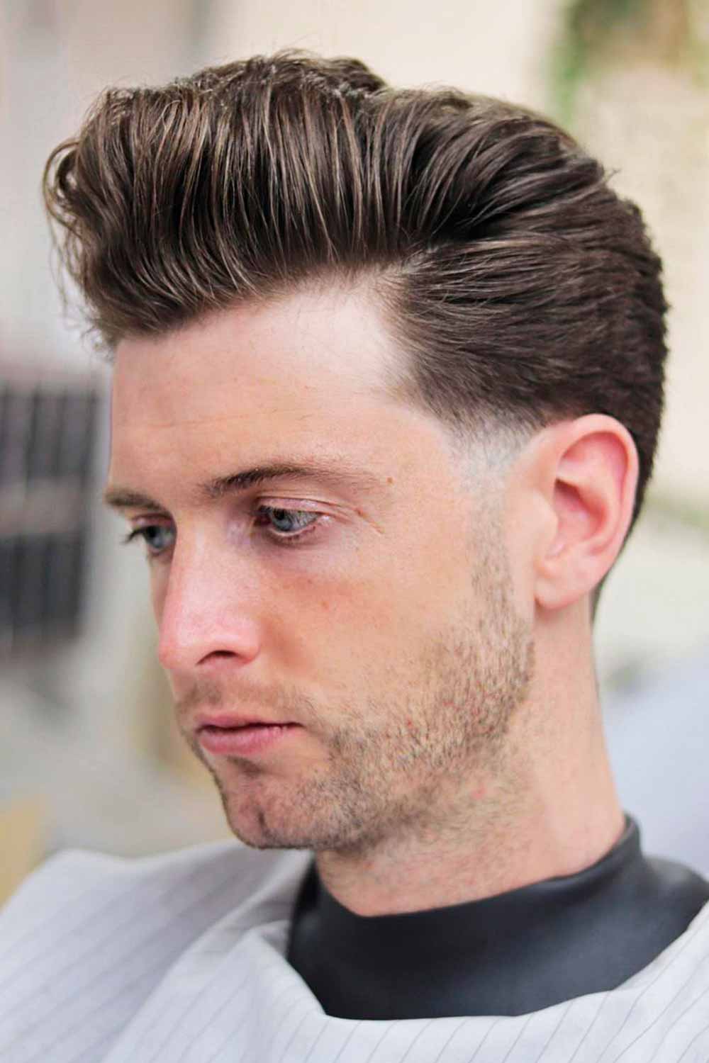 Coupe taper pompadour