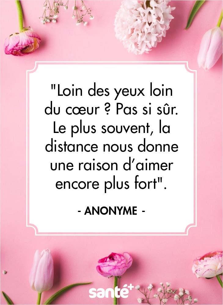 Citations sur la distance entre les familles