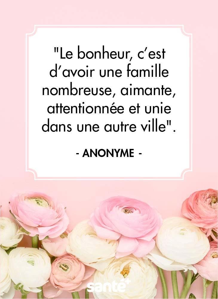 Citations sur la distance entre les familles