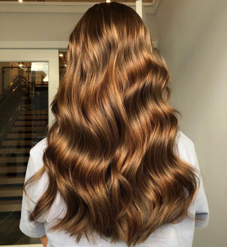 Balayage Caramel 70 Reflets Pour Cheveux Bruns Et Clairs