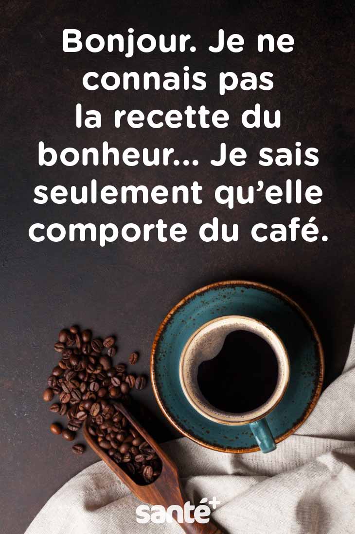 Un bonjour pour les amateurs de café