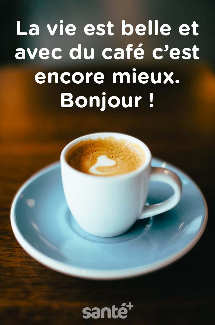 Un bonjour pour ceux qui aiment le café