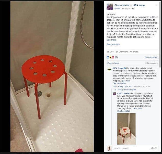 Cet Homme S Est Retrouve Le Testicule Coince Dans Un Tabouret Ikea