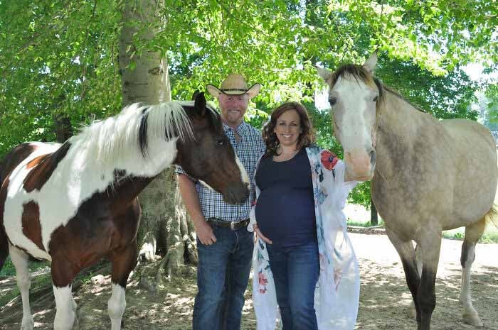 Amanda Eckstein et son partenaire avec les chevaux