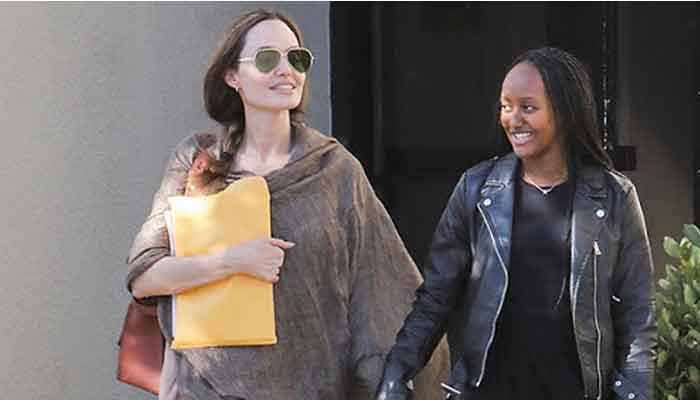 Angelina Jolie en compagnie de sa fille Zahara