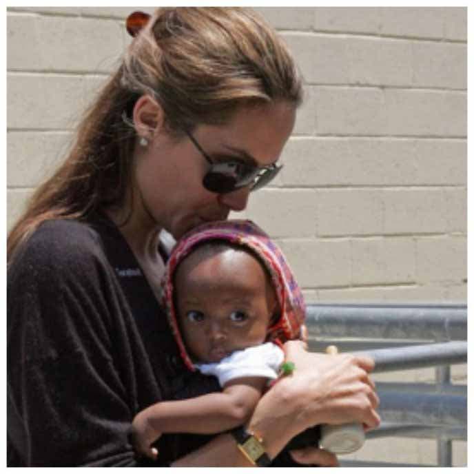 Angelina Jolie et Zahara Jolie-Pitt