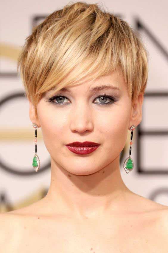 Balayage blond doré sur Jennifer Lawrence