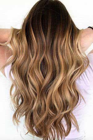 Balayage caramel doré