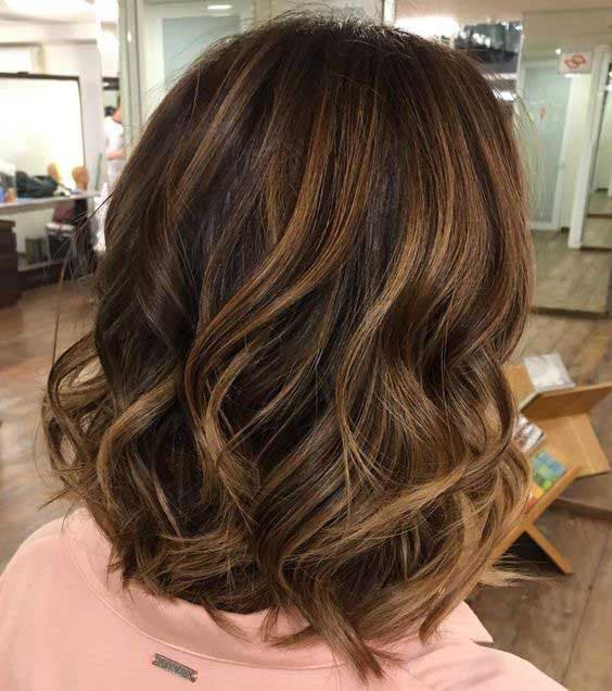 Balayage caramel doux