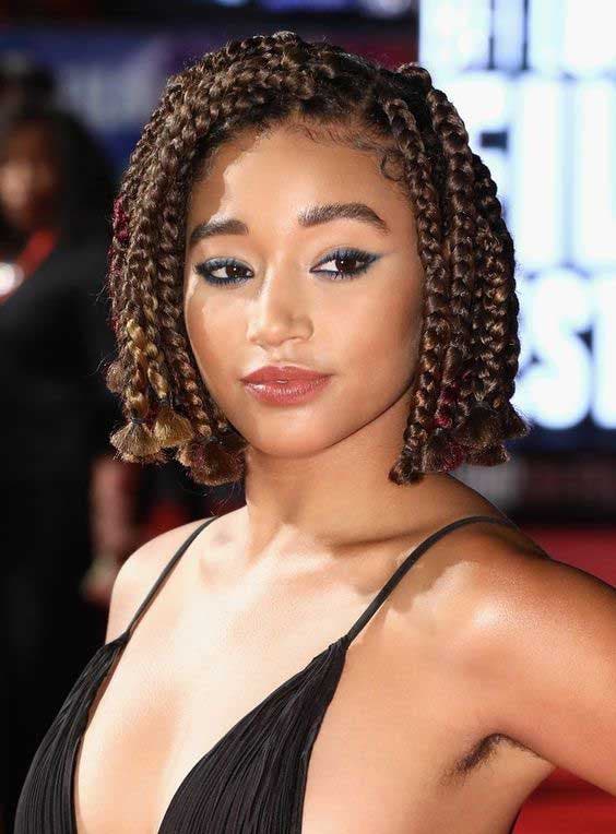 Box braids moyenne