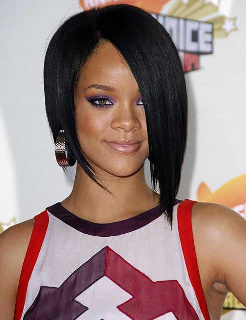 Carré asymétrique de Rihanna