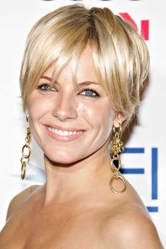 Cheveux très courts de Sienna Miller