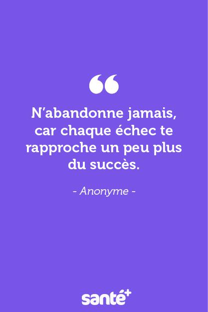 Quelle est la plus belle phrase pour motiver quelqu’un à rebondir après un échec ?