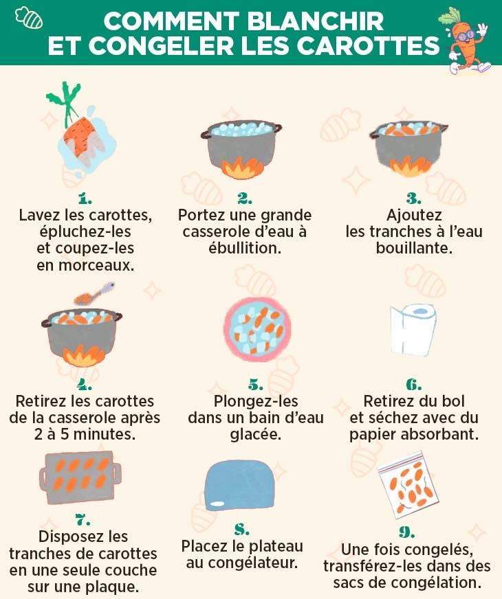 Comment congeler les carottes _ Le guide étape par étape_