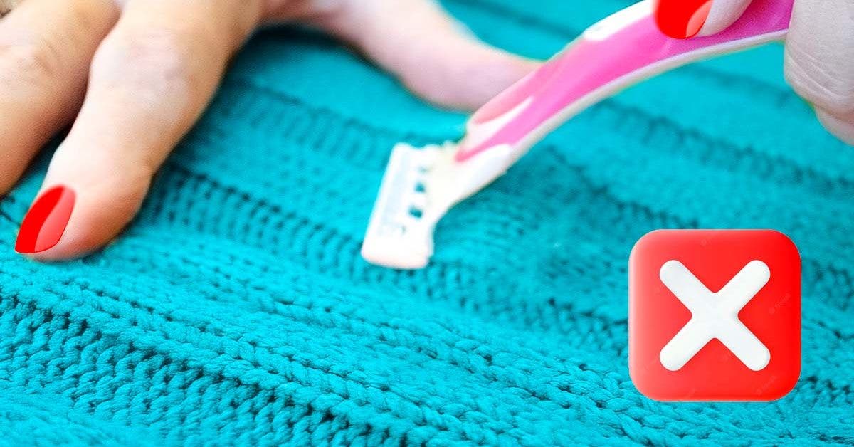 Comment enlever les peluches d'un pull sans l'abîmer ?