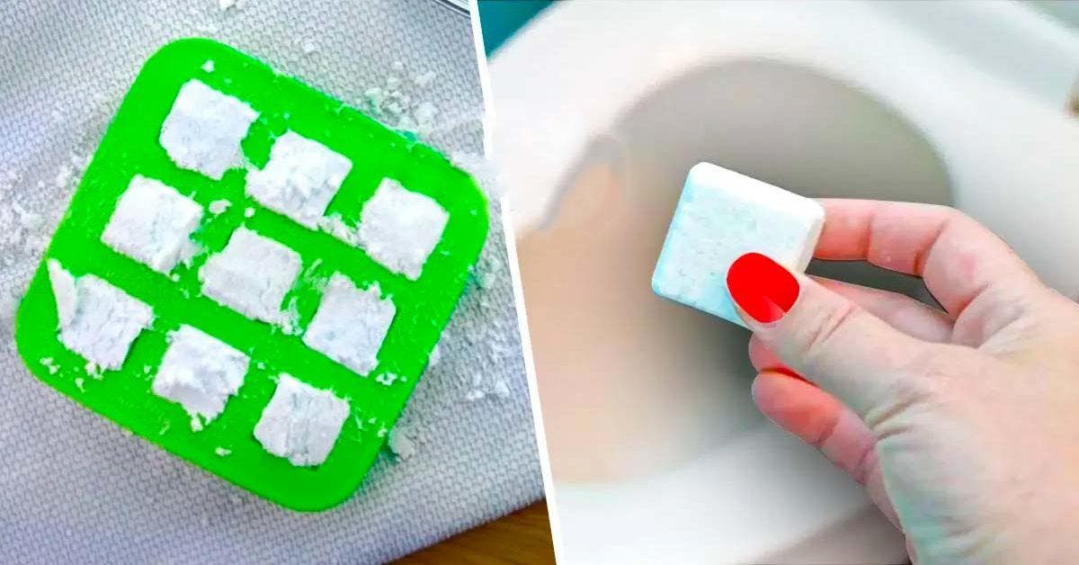 Fabriquer des pastilles écologiques pour nettoyer les toilettes