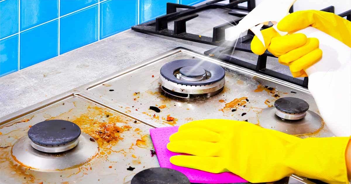 Tous nos conseils pour bien nettoyer une plaque de cuisson à gaz