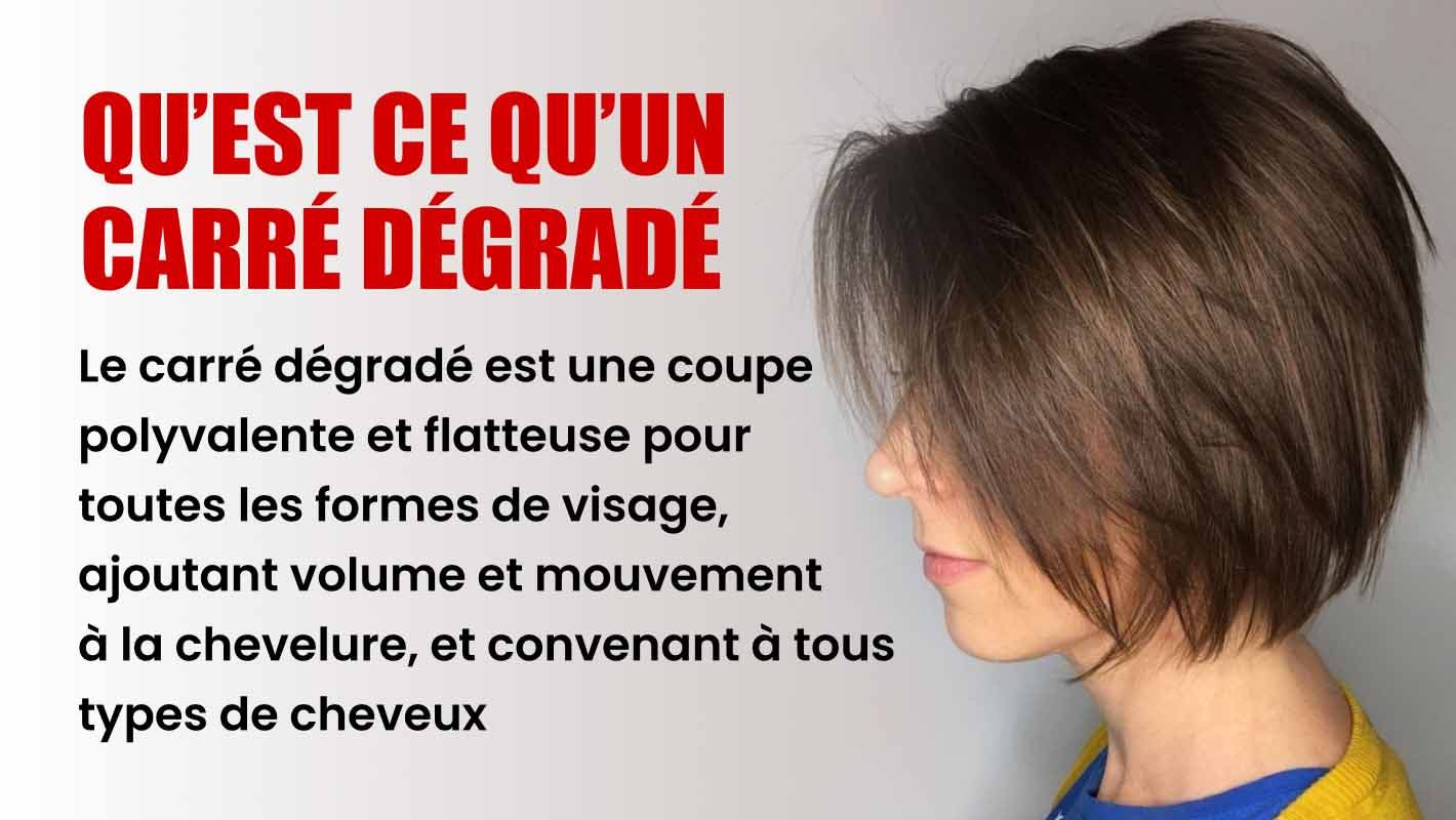 Coupe au carré dégradé 20 jolies coiffures à porter en 2024 - Info