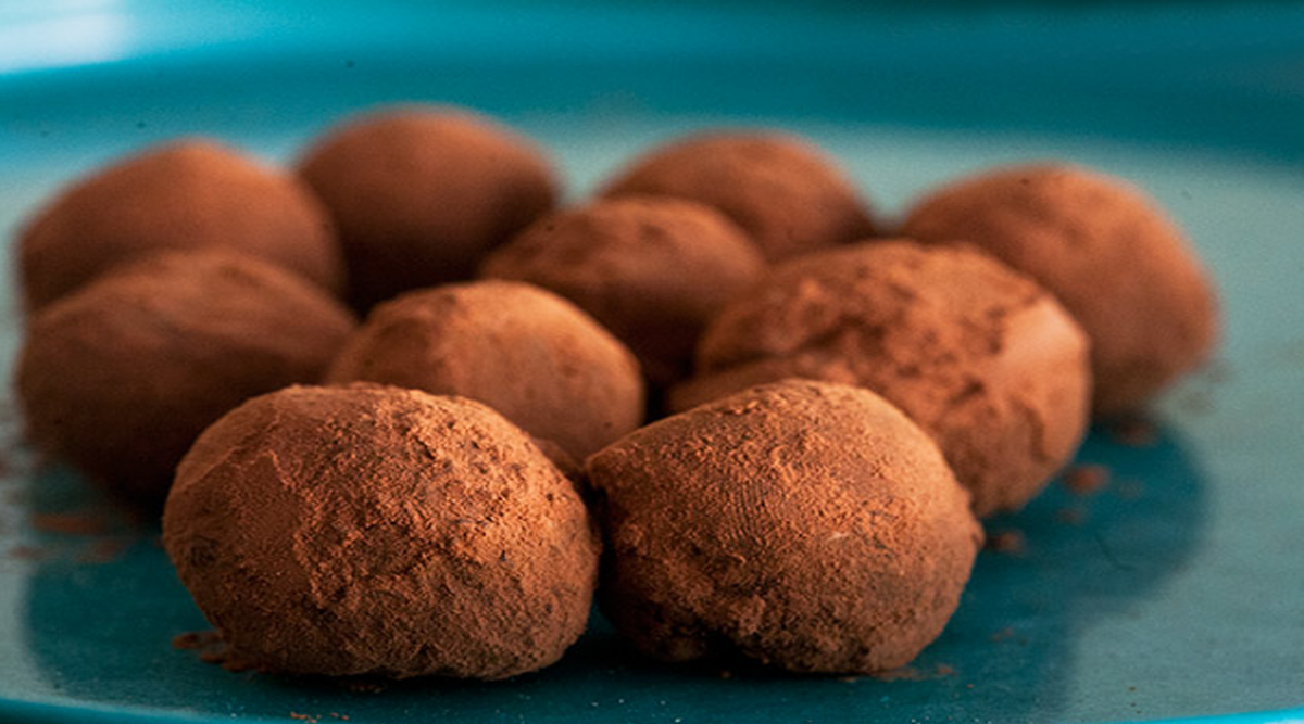 Délicieuses Truffes Au Chocolat à L’ancienne, Sans Sucre Et Sans Lait