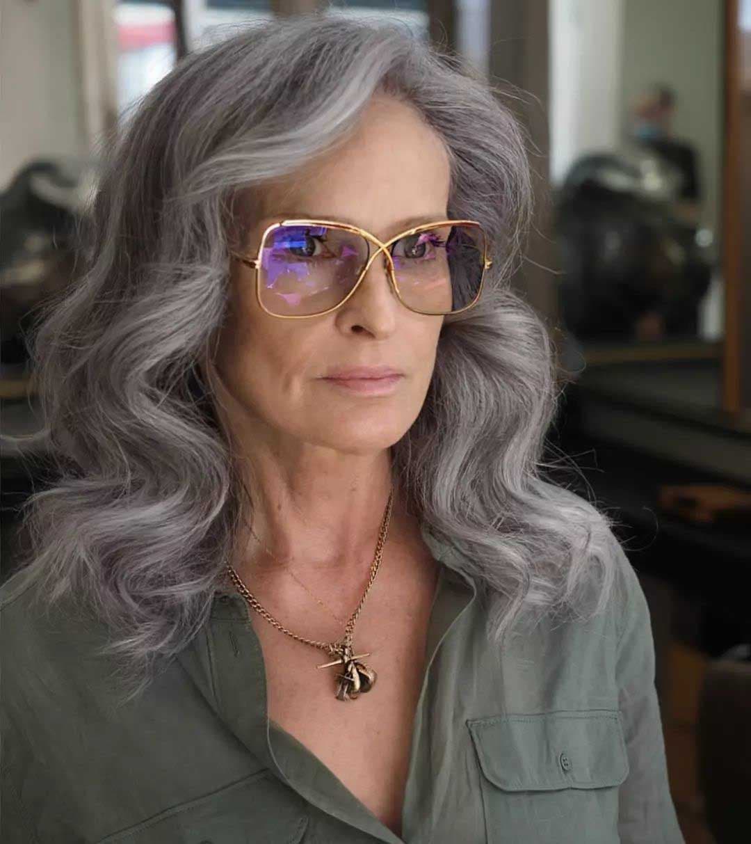 Des cheveux gris, couleurs de cheveux 