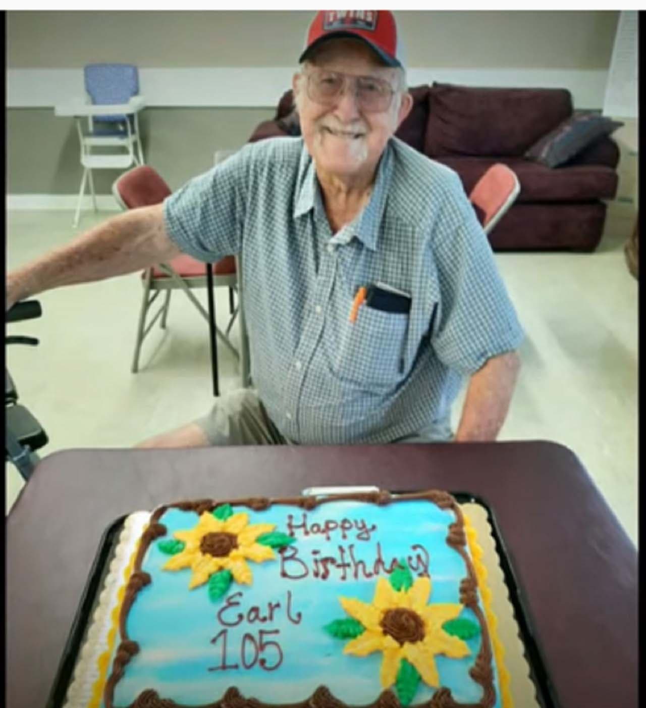 Earl célèbre son 105ème anniversaire