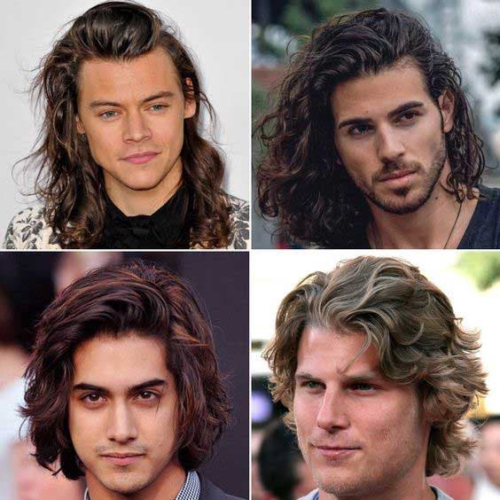Idées de coiffures pour hommes avec des cheveux mi-longs
