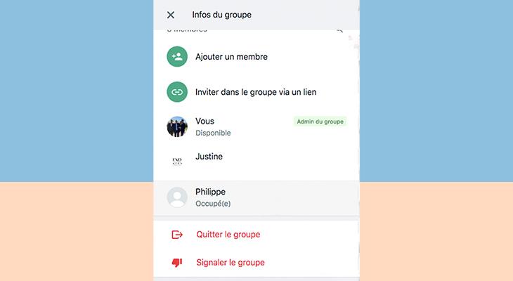 Infos du groupe WhatsApp