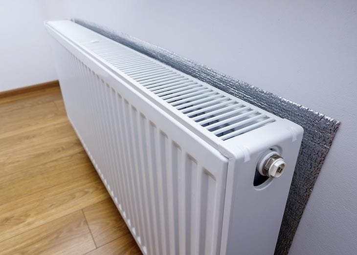 Insulation of a radiator
