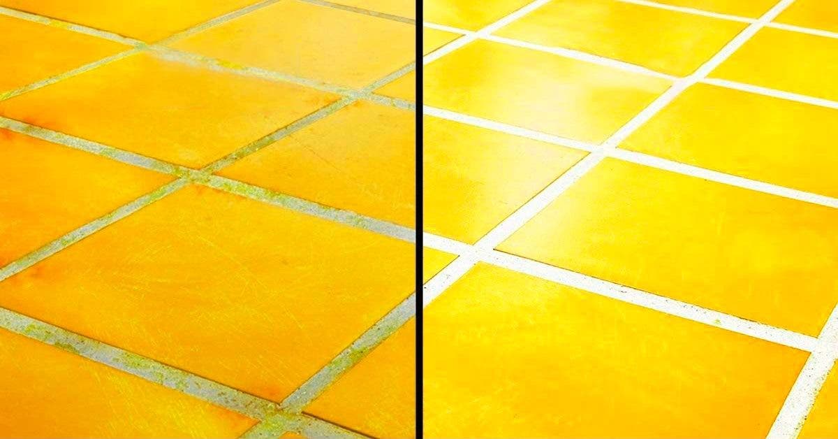 Blanchir les joints de carrelage / Blanch the tile joints 