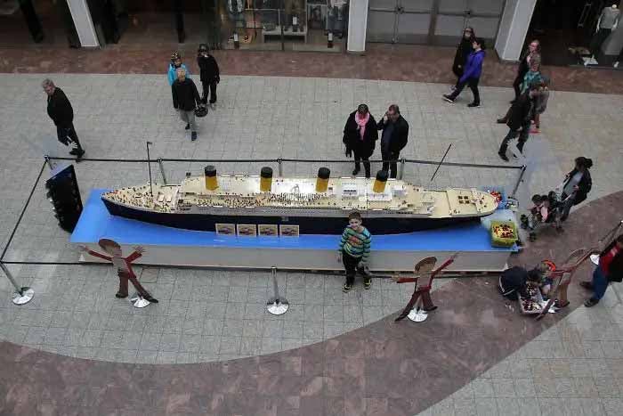 La réplique du Titanic exposée au musée