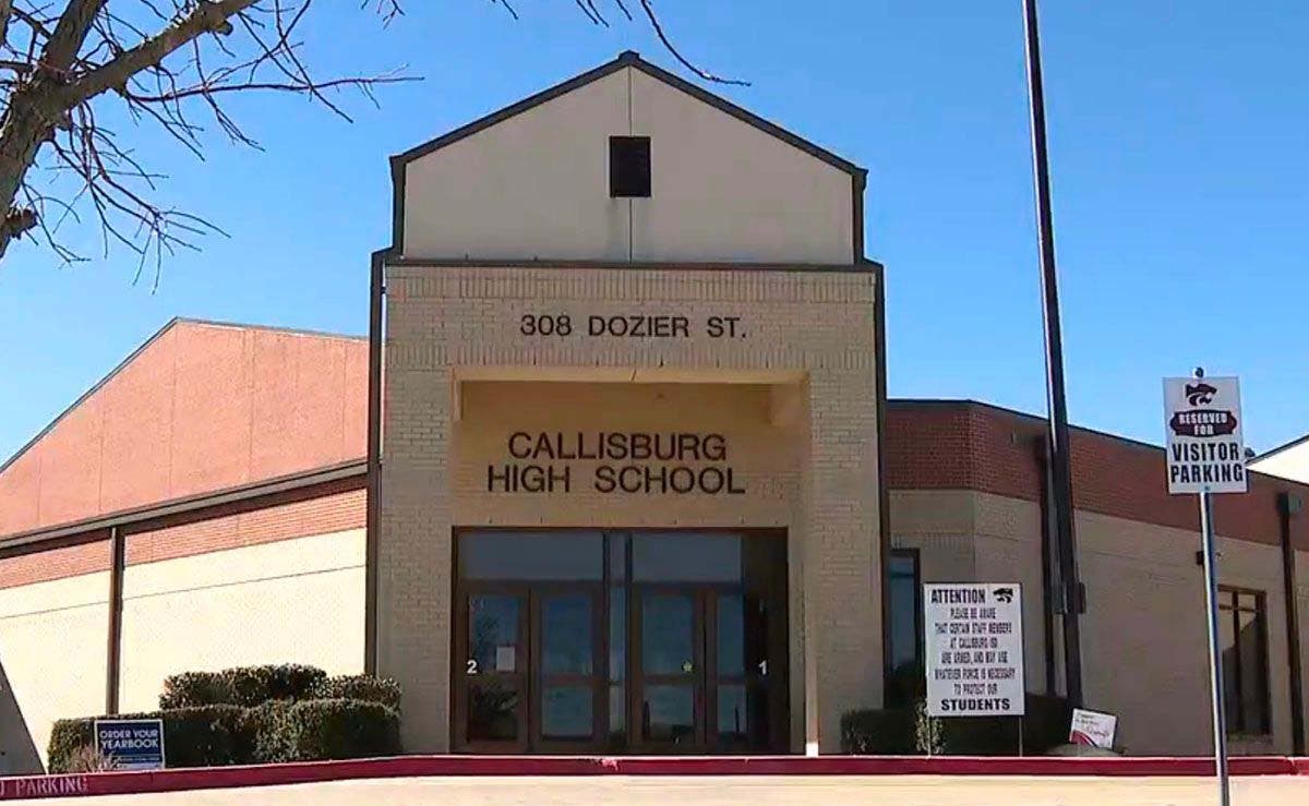 Le lycée de Callisburg au Texas