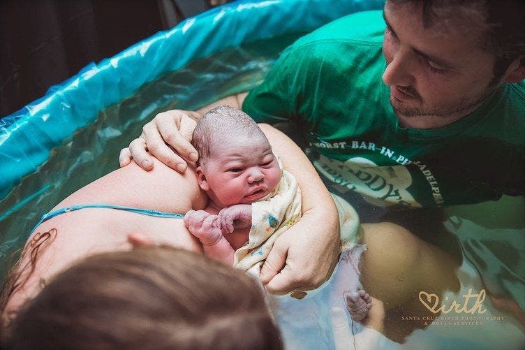 Les photos des naissances dans l’eau