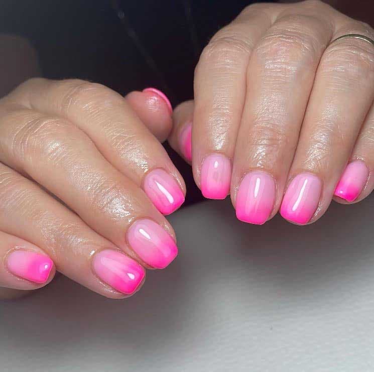 Ombre rose neon 