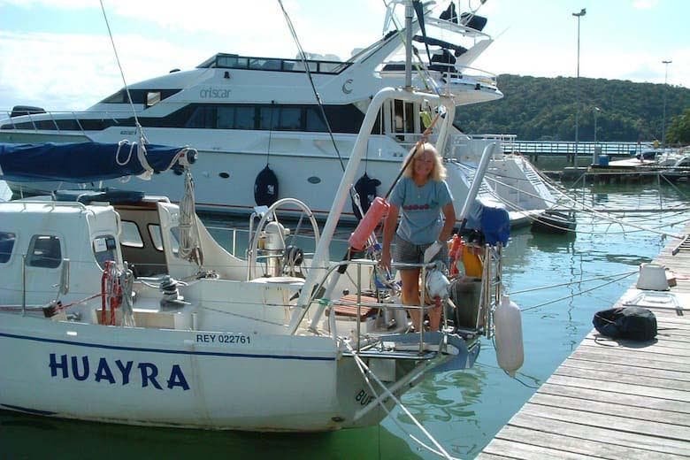Marisa à bord de la Huayra