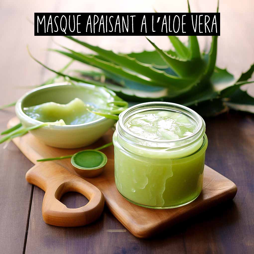 Masque apaisant à l’aloe vera