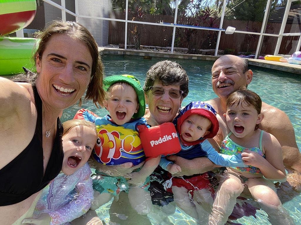 Melissa Servetz et sa famille