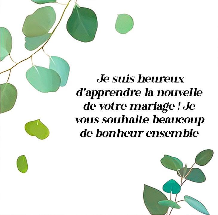 Messages pour un mariage intimiste (élopement)