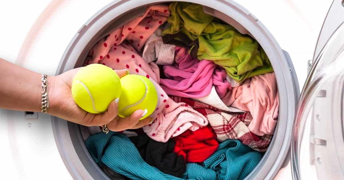 Voici pourquoi vous devriez mettre des balles de tennis dans votre machine  à laver