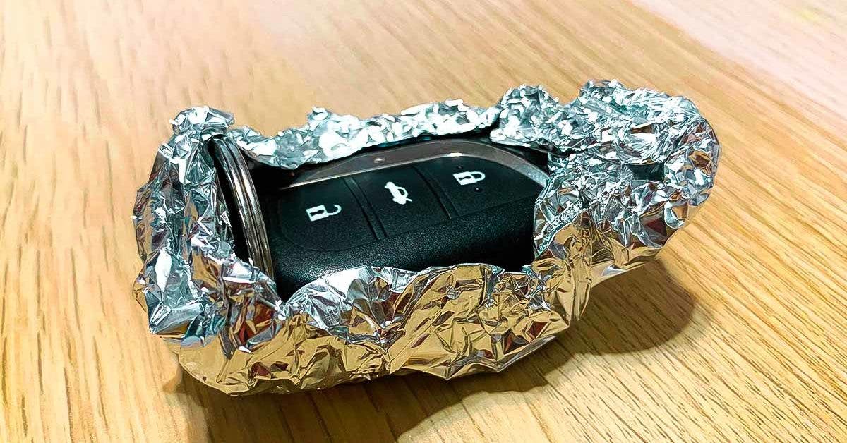 Astuce : contre le piratage, emballez vos clés avec de l'aluminium !