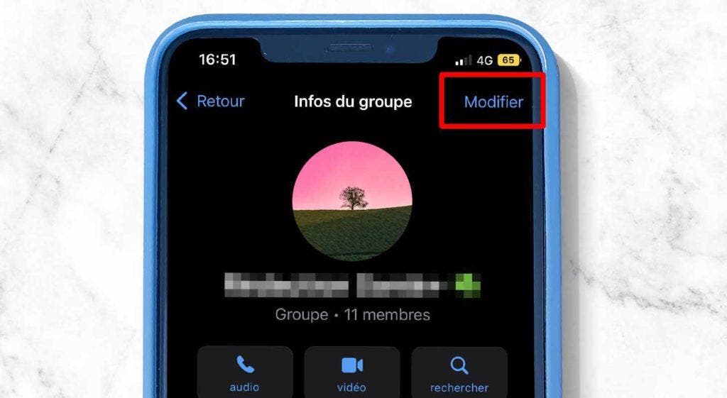 comment changer son image de profil whatsapp