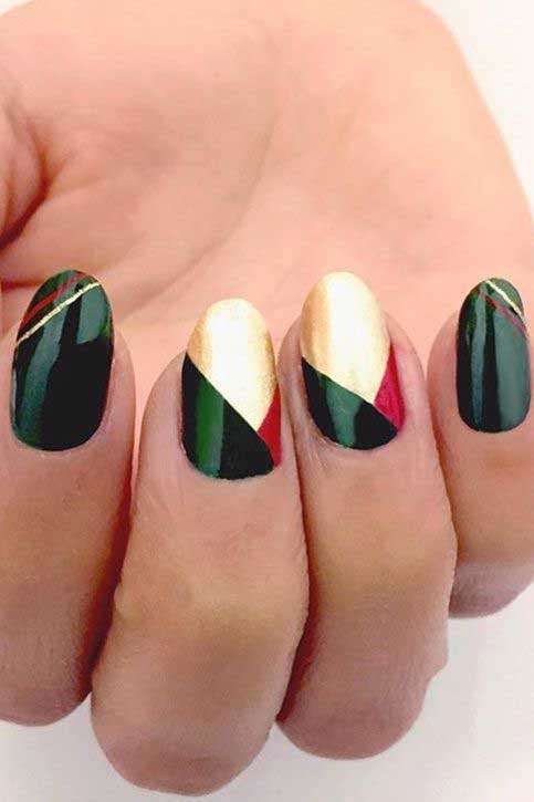 Nail art imprimé Arlequin