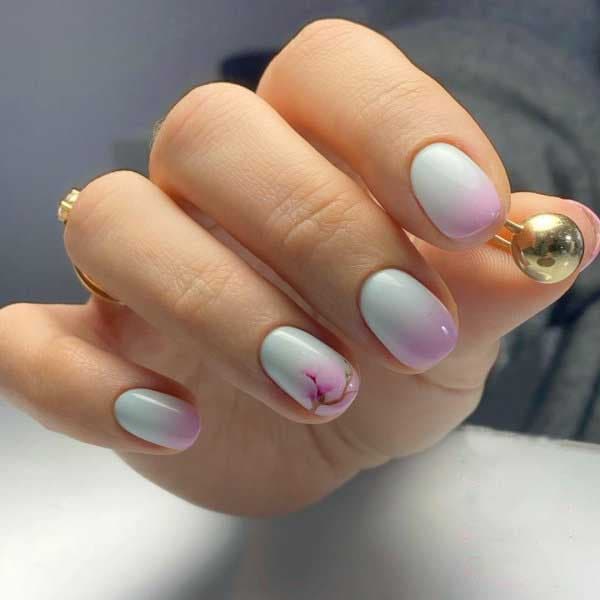 Ombré pastel à la façon Nail art