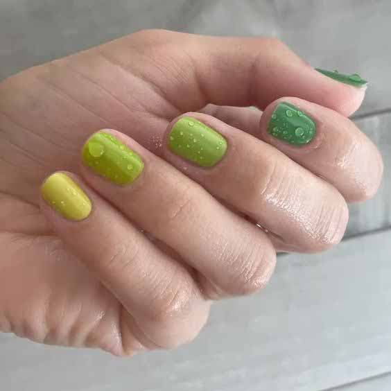 Ongles verts