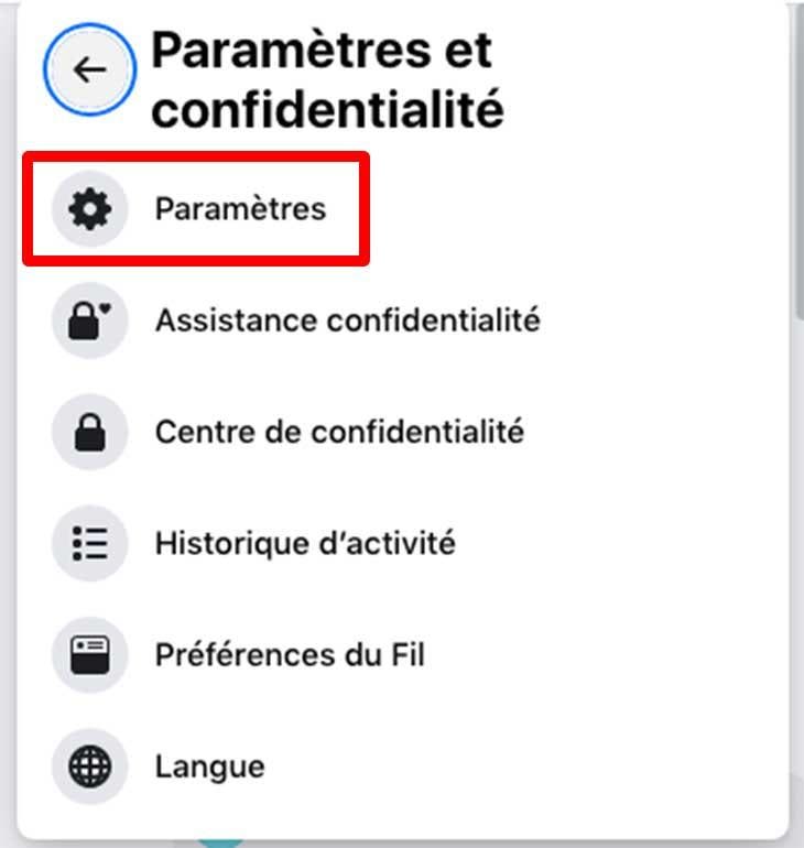 Paramètres