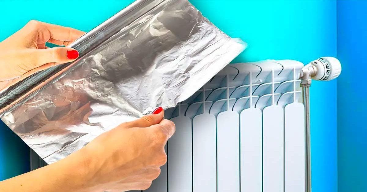 Comment utiliser le papier aluminium pour réfléchir la chaleur du radiateur  ?