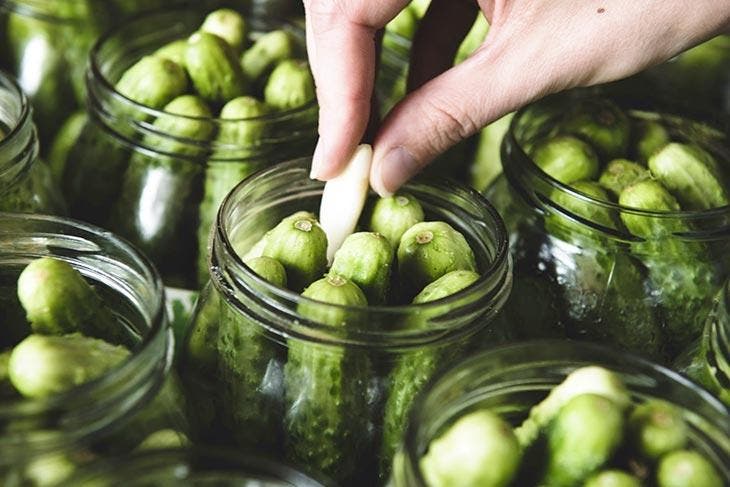 preparar los pepinillos