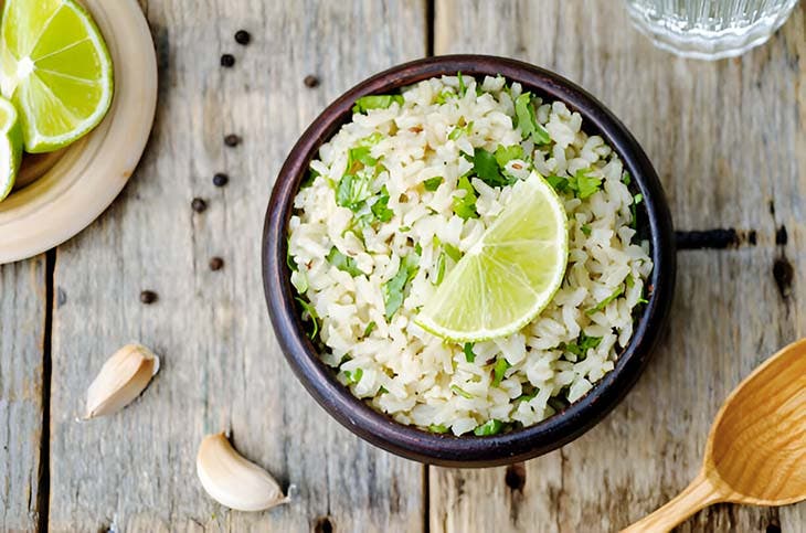 Riz sauté à la coriandre et cumin