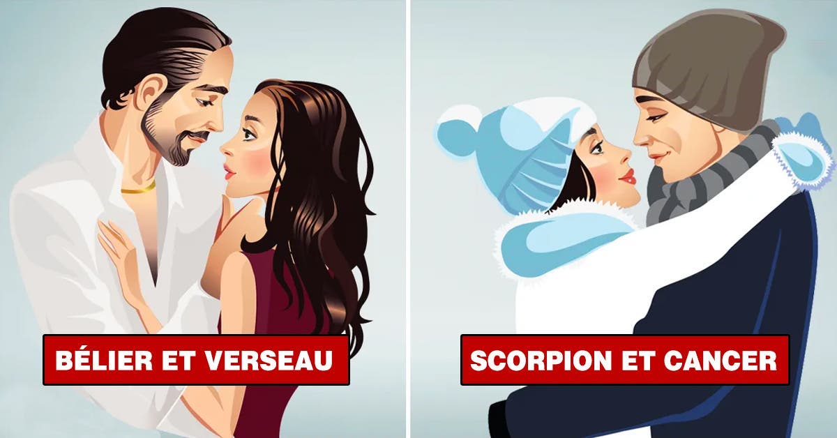 Astrologie 12 Couples Du Zodiaque Compatibles Qui Forment Les Meilleurs Couples